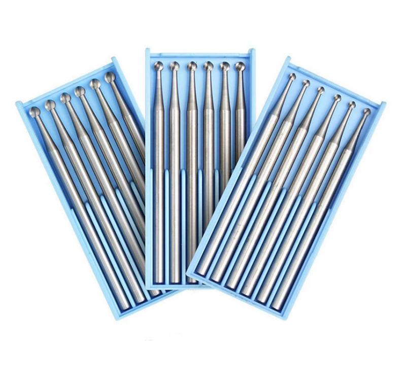 6pcs Jewelry Burs Drill Ball for High Speed Handpiece