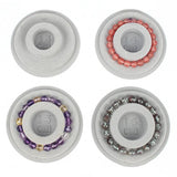 Gray Flocked Bead Board Bracelet Organizer Jewelry Making Tray