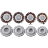 Gray Flocked Bead Board Bracelet Organizer Jewelry Making Tray