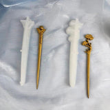 Flower Hair Pin Resin Mold DIY Craft Tool