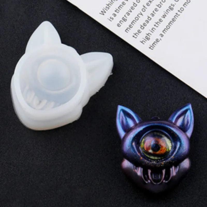 Demon Eyes Resin Jewelry Molds Halloween Decoration