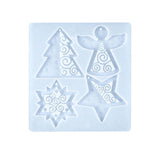 Crystal Epoxy Resin Molds Christmas Angel Pendant Silicone Mold