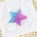 Crystal Epoxy Resin Molds Christmas Angel Pendant Silicone Mold