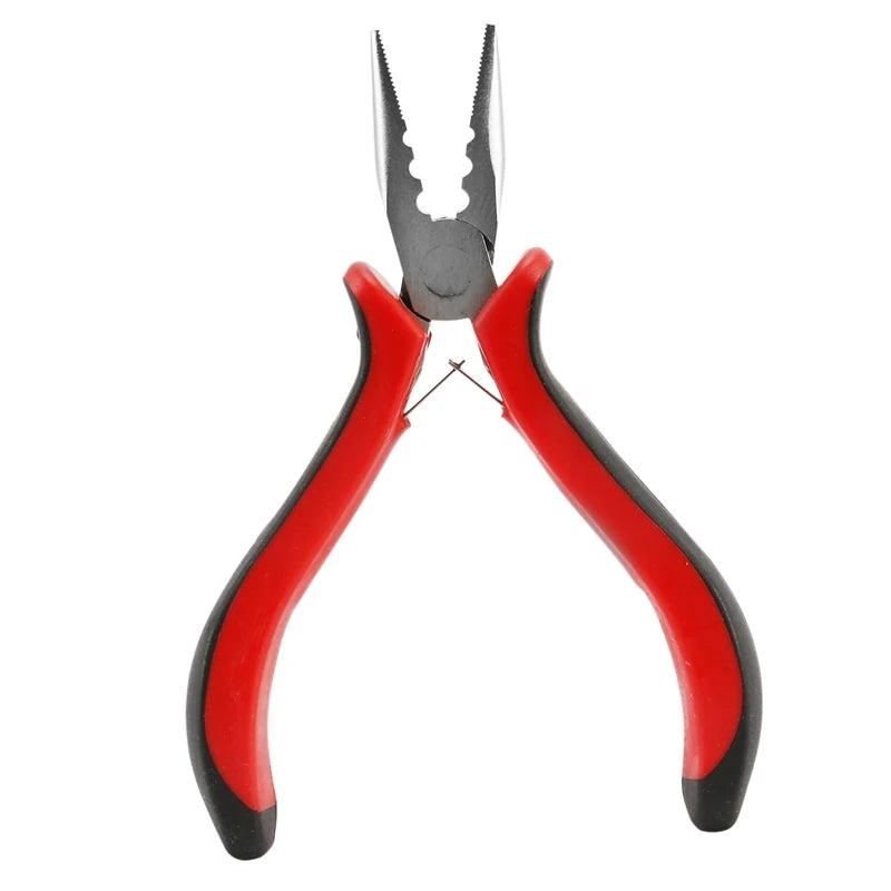 45 Steel Jewelry Bead Crimper Tool - For Jewelry Making - Red