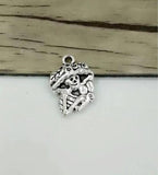 50pcs Mixed Punk Skull Charms Pendants Accessories