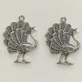 12pcs Bird Peacock Maurya Pendants Necklace Jewelry Making