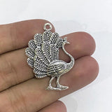 12pcs Bird Peacock Maurya Pendants Necklace Jewelry Making