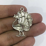 12pcs Bird Peacock Maurya Pendants Necklace Jewelry Making