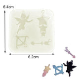 Fish Plate Angel Earring Silicone Mold