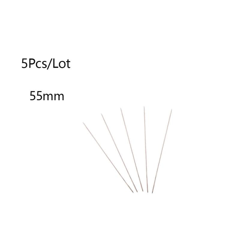 5Pcs Beading Needles Curved Stainless Steel Tools For Threading Jewelry Making