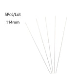 5Pcs Beading Needles Curved Stainless Steel Tools For Threading Jewelry Making