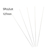 5Pcs Beading Needles Curved Stainless Steel Tools For Threading Jewelry Making