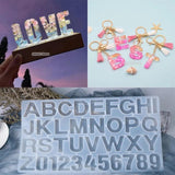 Alphabet Number Mold DIY Large/Small Alphabet Letter Pendant Resin Mold