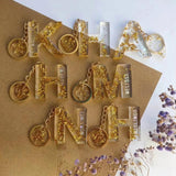 Alphabet Number Mold DIY Large/Small Alphabet Letter Pendant Resin Mold
