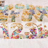 Alphabet Number Mold DIY Large/Small Alphabet Letter Pendant Resin Mold