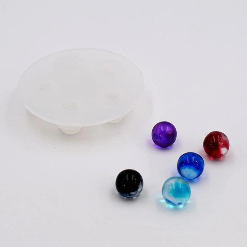 Ball Shape Silicone Necklace Pendant Jewelry Mold Resin Craft Tool
