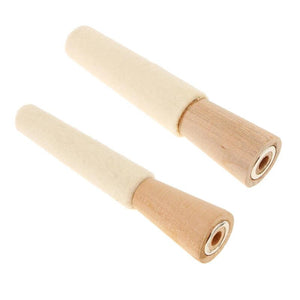 2x Mounted Felt Buffing Cone Jewelry Polishing Tool