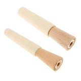 2x Mounted Felt Buffing Cone Jewelry Polishing Tool
