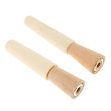2x Mounted Felt Buffing Cone Jewelry Polishing Tool