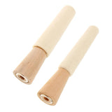 2x Mounted Felt Buffing Cone Jewelry Polishing Tool