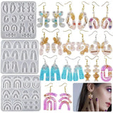 Irregular Geometric Earring Pendant Silicone Mold for DIY Charms