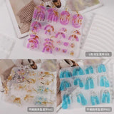 Irregular Geometric Earring Pendant Silicone Mold for DIY Charms