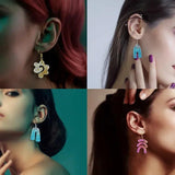 Irregular Geometric Earring Pendant Silicone Mold for DIY Charms