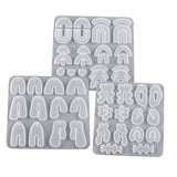Irregular Geometric Earring Pendant Silicone Mold for DIY Charms