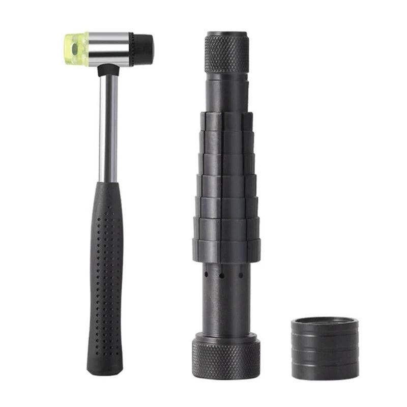 Ring Sizer Expander Stick with Rubber Hammer, Jewelry Tools for Ring Enlargement