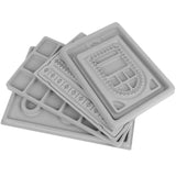 Gray Flocked Bead Board Bracelet Organizer Jewelry Making Tray