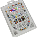 Gray Flocked Bead Board Bracelet Necklace Beading Organizer Tray