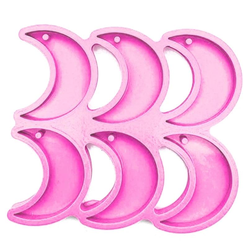 Star Moon Silicone Mold Epoxy Resin Jewelry Making Mold DIY Charms Pendant
