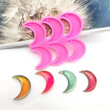 Star Moon Silicone Mold Epoxy Resin Jewelry Making Mold DIY Charms Pendant
