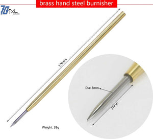 Tungsten Steel Burnisher Long Nose Curved Jewelers Tool for Jewelry Making
