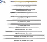 Tungsten Steel Burnisher Long Nose Curved Jewelers Tool for Jewelry Making