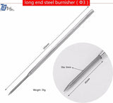 Tungsten Steel Burnisher Long Nose Curved Jewelers Tool for Jewelry Making