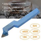 Steel Curved Jewelry Stamp Mold 925/24K/S925/18K/S9