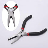 Jewelry Mini Diagonal Round Bent Long Needle Pliers