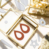 19Pcs Earring Cutting Dies DIY Leather Teardrop Leaf Die-Cut Molds