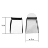 2pcs Stainless Steel Jewelry Shovel for Seed Beads 6x4.8cm
