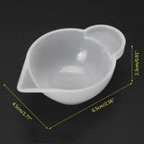 10 Pcs Silicone Mold Cup Dispenser, Measuring Cup for DIY Epoxy Resin Craft