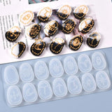 Crystal Rune Stones Silicone Molds for Resin Divination