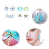 Earring Pendant Epoxy Silicone Mold Sea Animal Jewelry Making Resin Mold