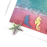 Earring Pendant Epoxy Silicone Mold Sea Animal Jewelry Making Resin Mold