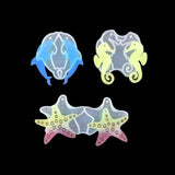 Earring Pendant Epoxy Silicone Mold Sea Animal Jewelry Making Resin Mold