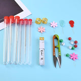 12Pcs Big Eye Beading Needles Collapsible Beading Pins DIY Jewelry Making Tool