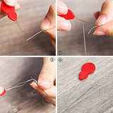 12Pcs Big Eye Beading Needles Collapsible Beading Pins DIY Jewelry Making Tool