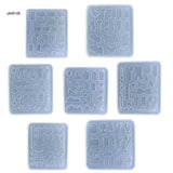 Bowknot Star Tennis Shape Silicone Mold Card Accessory Resin Mold DIY Craft Tool