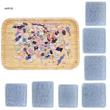 Bowknot Star Tennis Shape Silicone Mold Card Accessory Resin Mold DIY Craft Tool