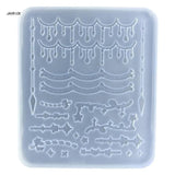 Bowknot Star Tennis Shape Silicone Mold Card Accessory Resin Mold DIY Craft Tool